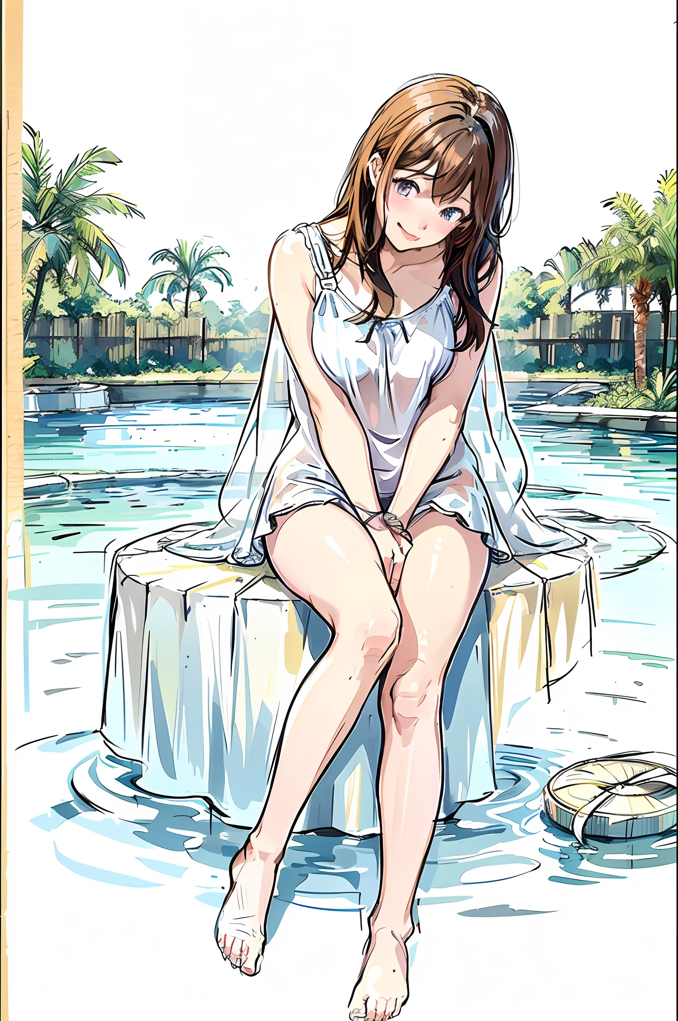 （（top-quality，16k，tmasterpiece：1.3）），Ayami Shiina，28 years old Asian female，Beautiful Women in Perfect Shape：1.3，（（brown  hair）），（（Beautiful udder：1.3）），（Showers，hazy water）），（Transparent underwear and bristles））），（浴室）），（（suspending）），（（Raised sexy）），（（squatt，spread their legs）），（Back of the arm：1.4），（Wet breasts）），（Drenched Body）））），（Soaked））），（Soaked））），Transparent underwear bites，streaked，Hair covered beautifully，Hand-drawn line drawings，sketching，Black and white tones，Lots of white space，fisheyelens，Sketch style，Leonardo da Vinci painting style，high qulity，high detal