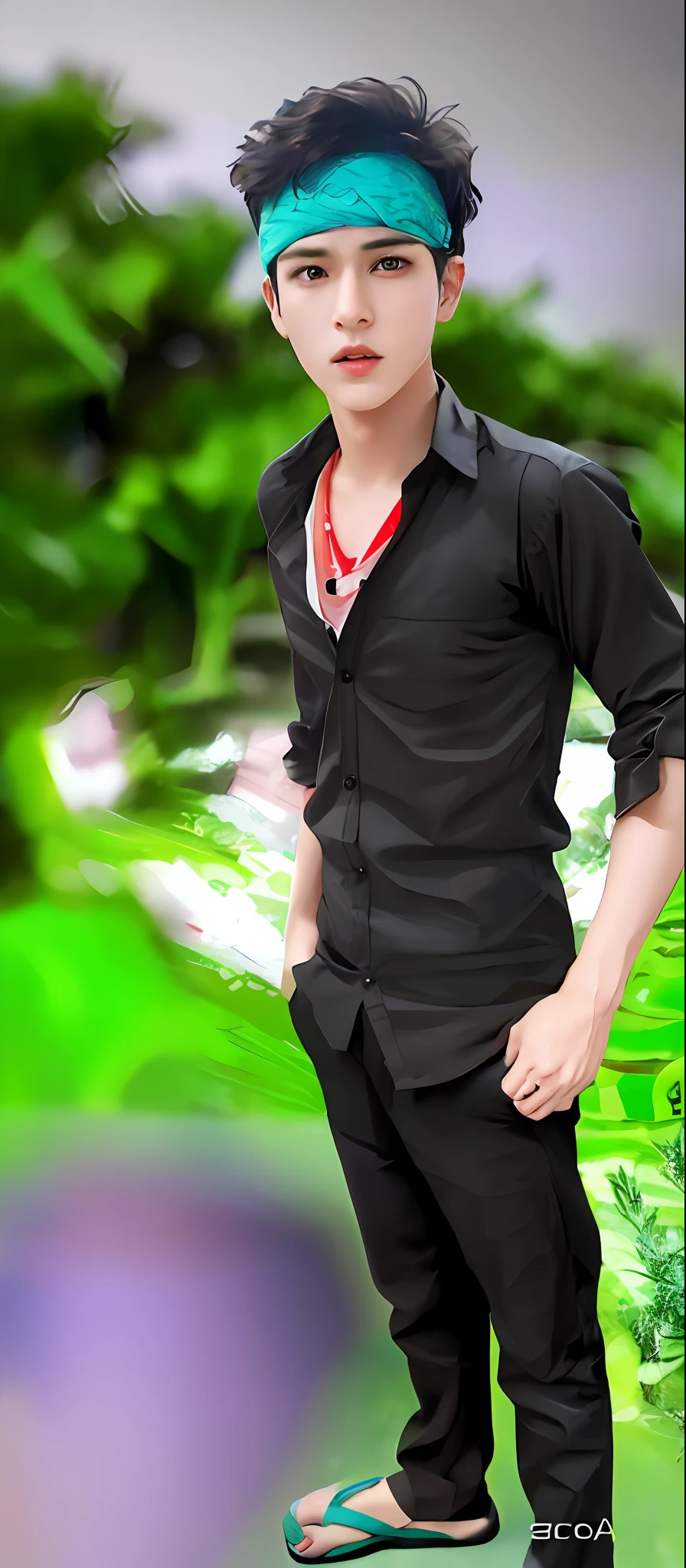 The real image 4k smart handsome cute 17 years boy ultra realistic with cyberpunk handsome ai Avatar.