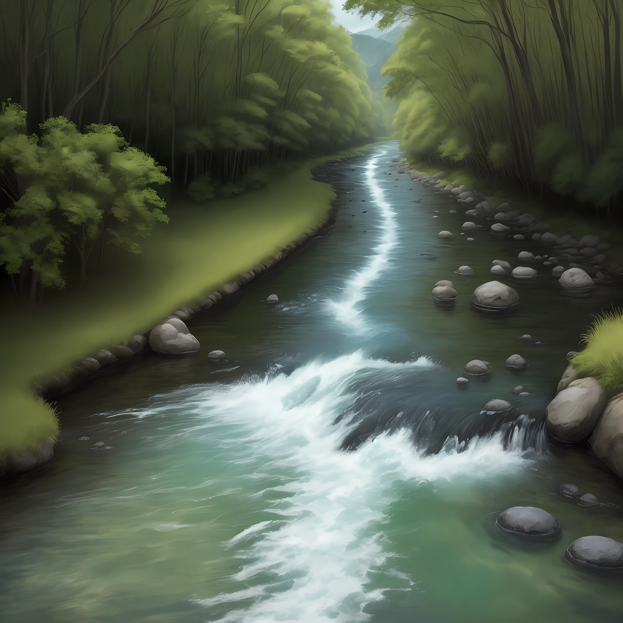Against the water cold blood river asked