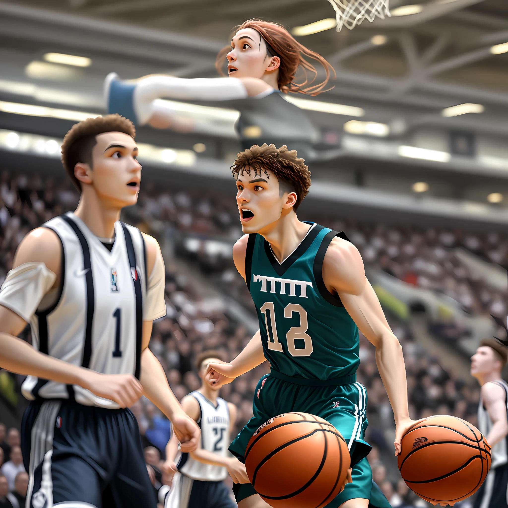 Wear suspenders,mtu,Playing the Basketball