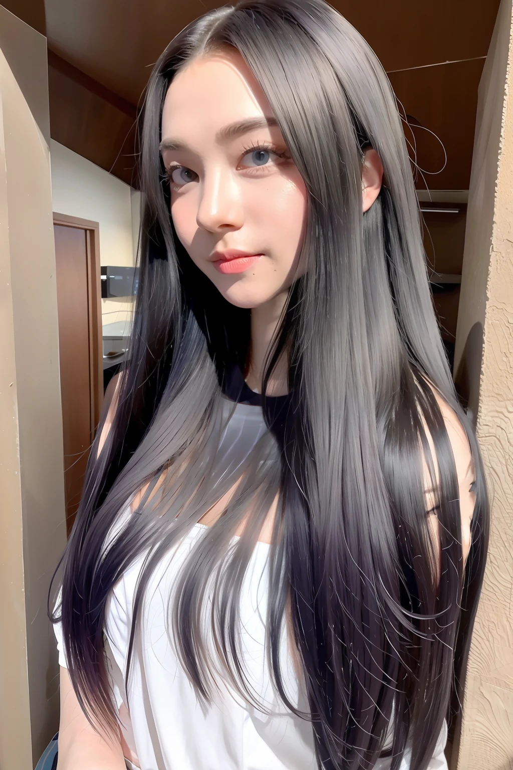 terroral,onimous,Prominent eyes,nigth,Women with long hair