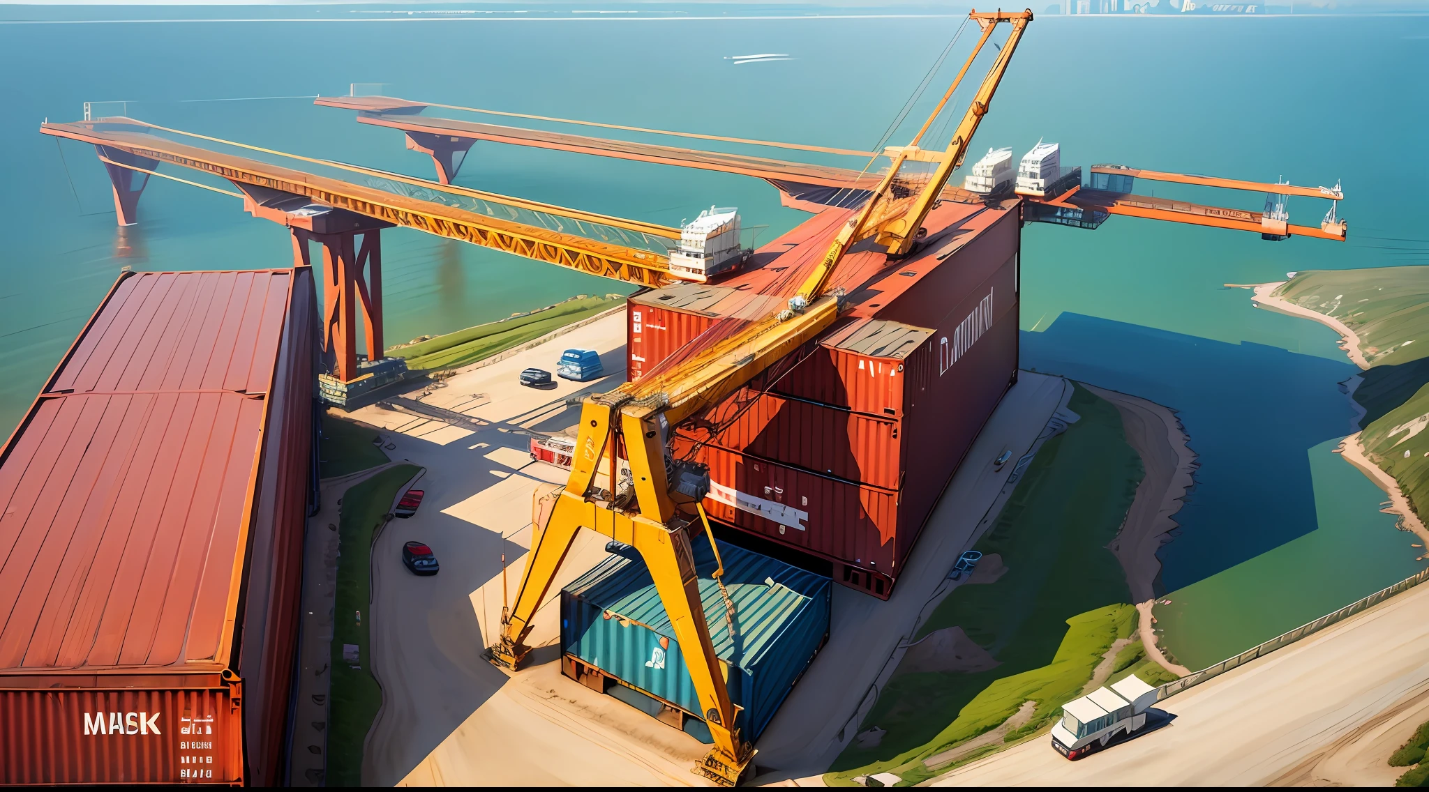 Container bridge crane