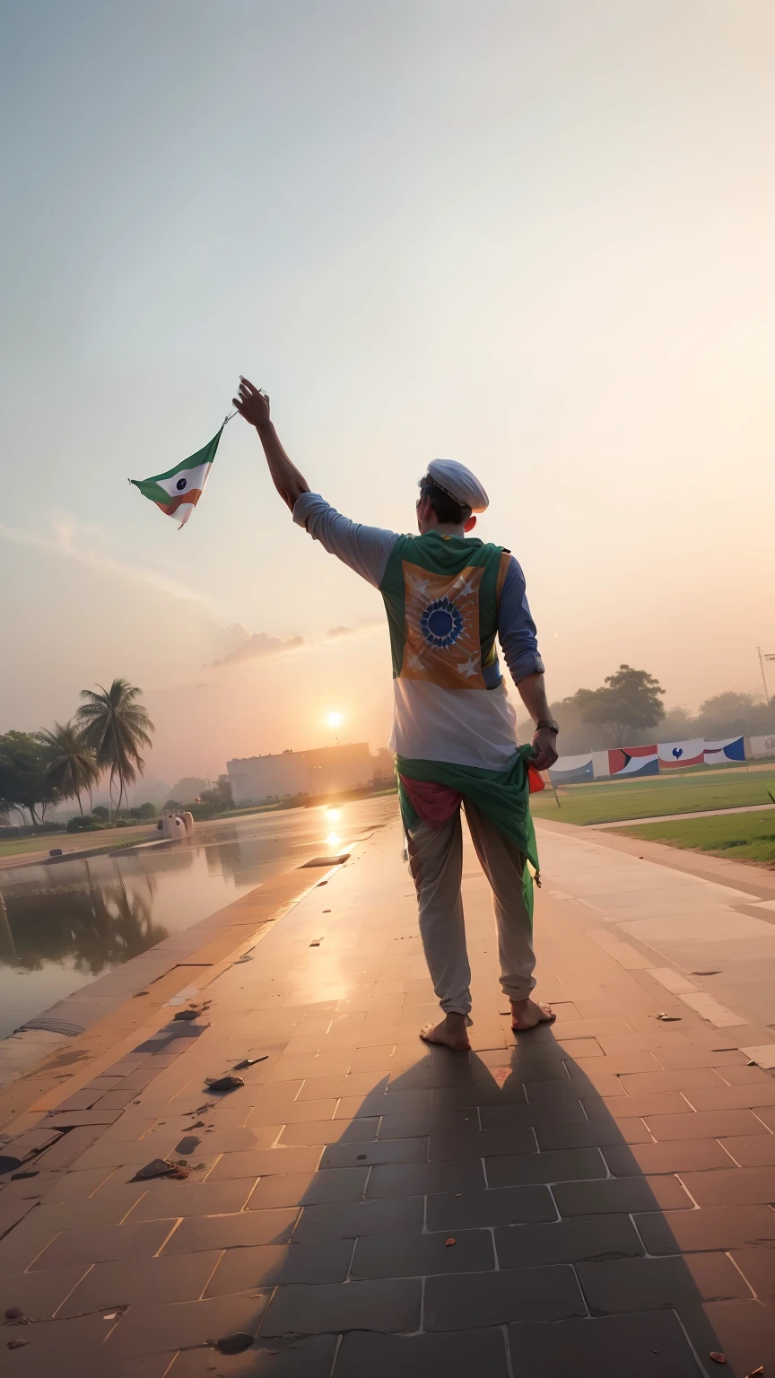 change background hath mein tiranga cute