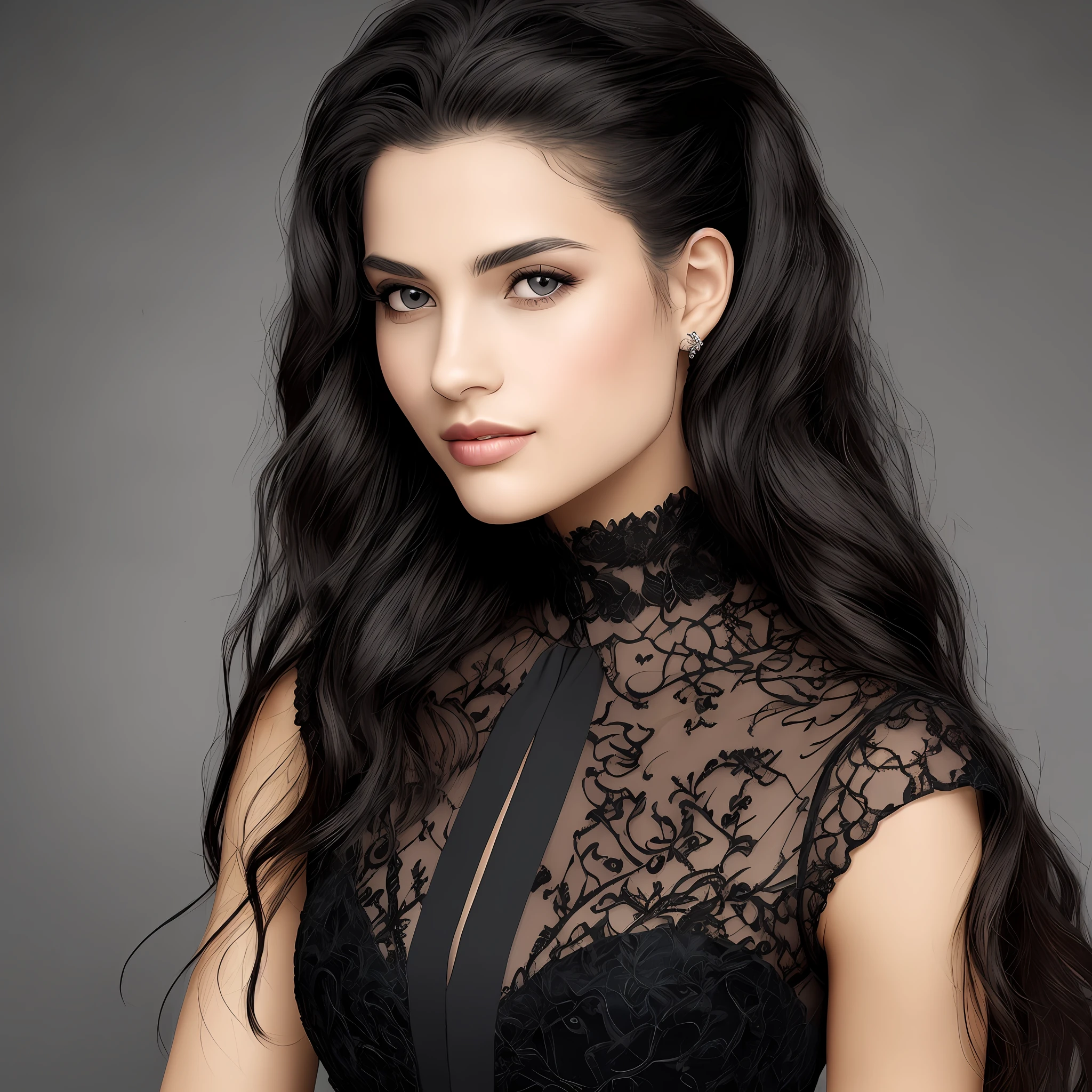 Black silk beauty royal sister