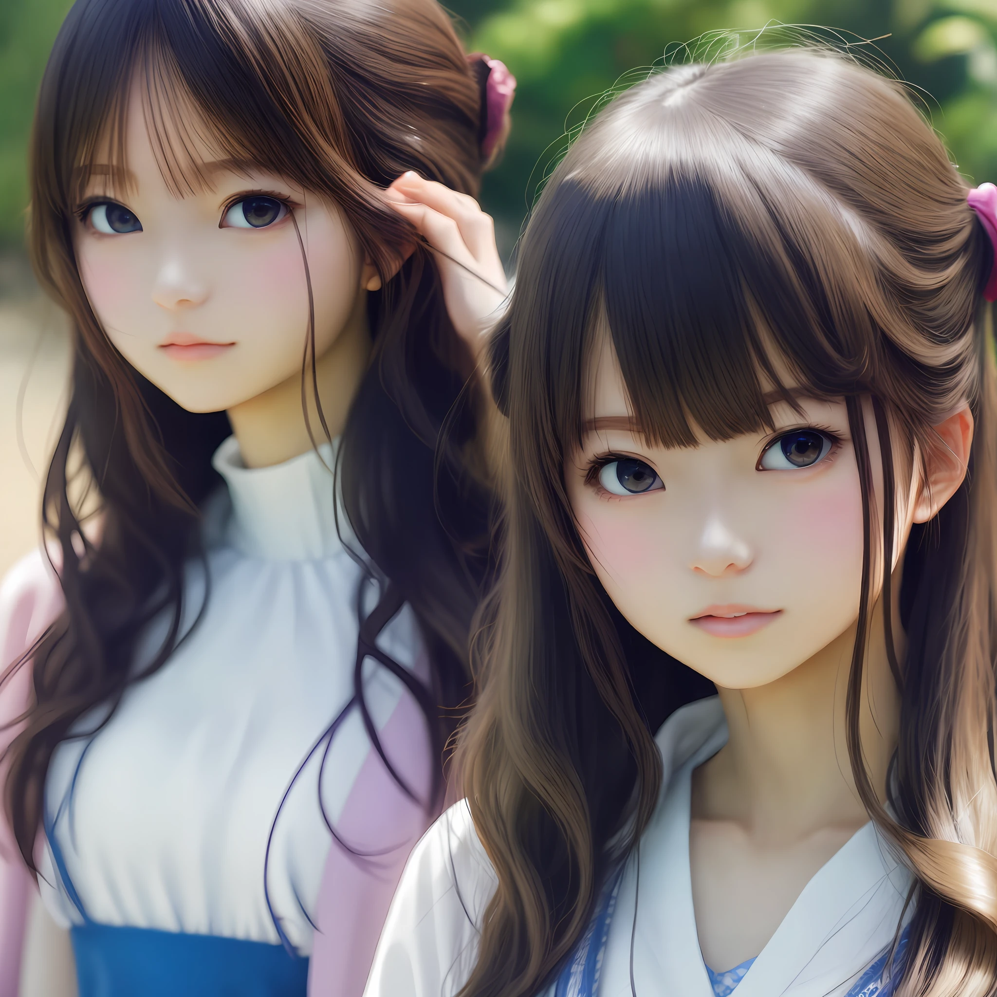Anime beauty,whaite hair,Dewy,Exposed milk