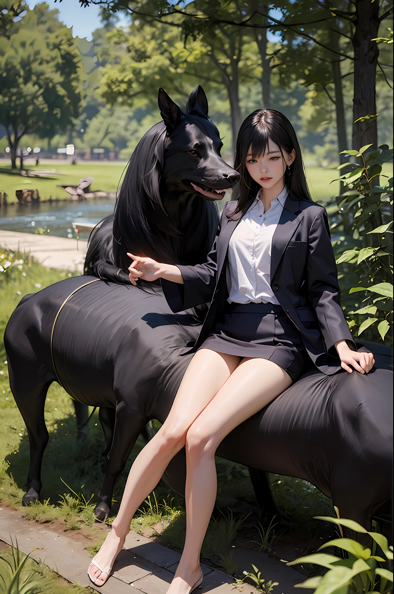 long leges,blacksilk,Bigchest,nature,比基尼