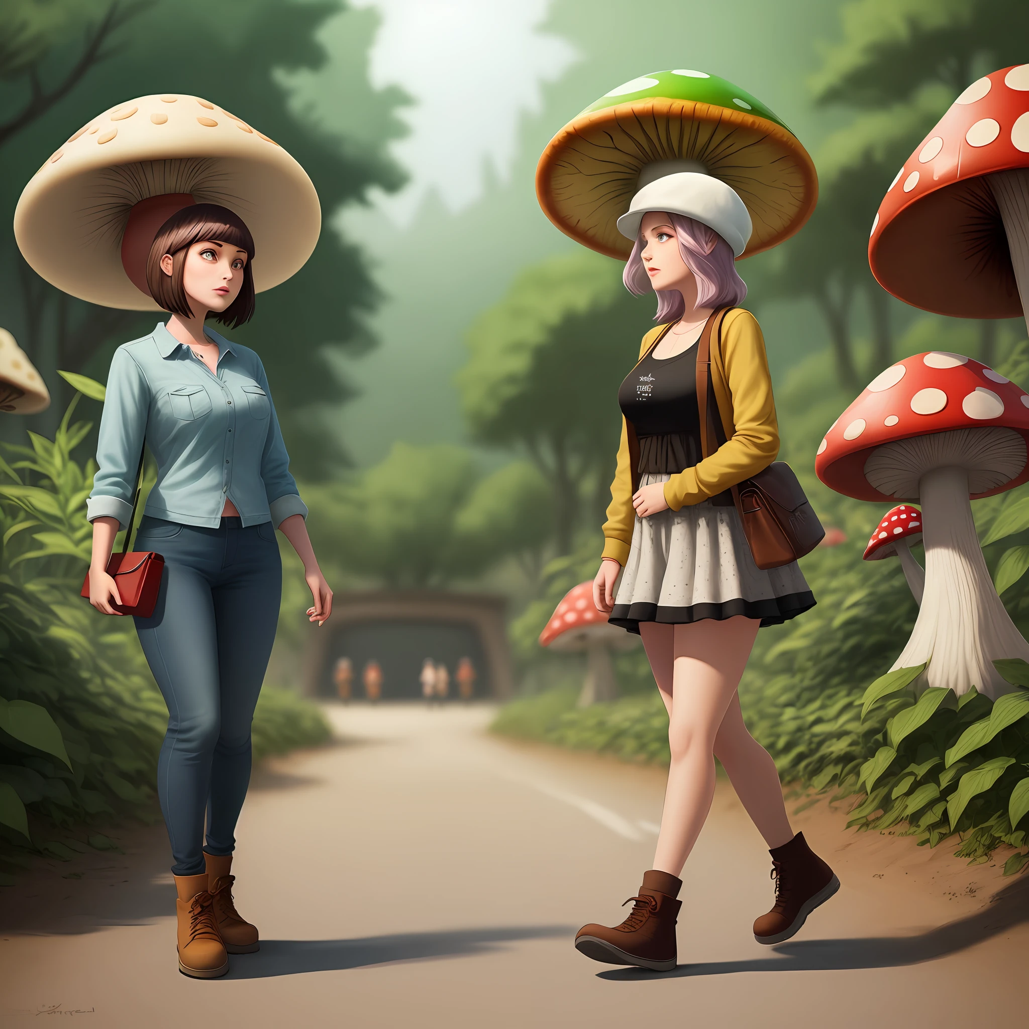 Big Mushroom Plants vs. Zombies girl