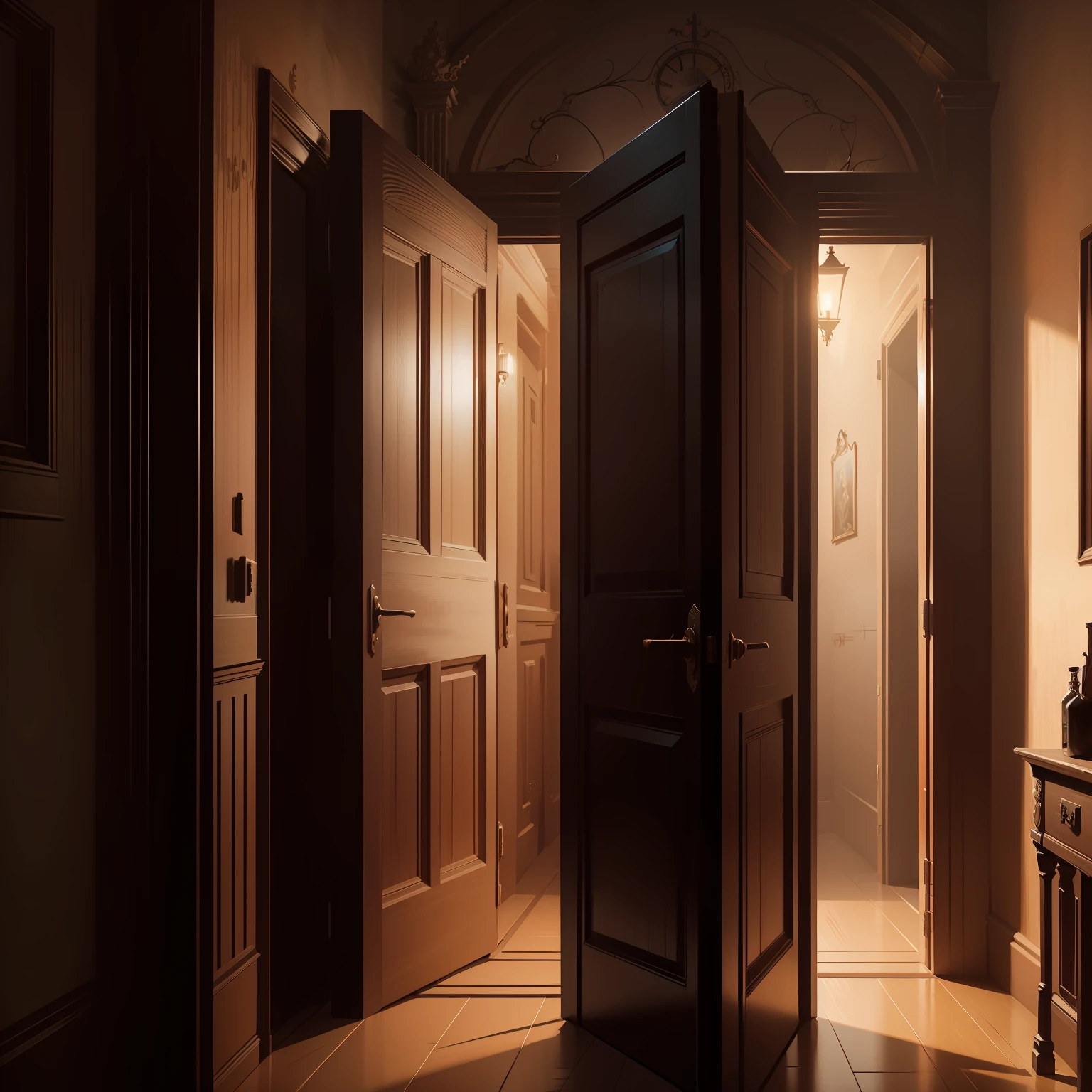 Last door on the left, concept art, 4k