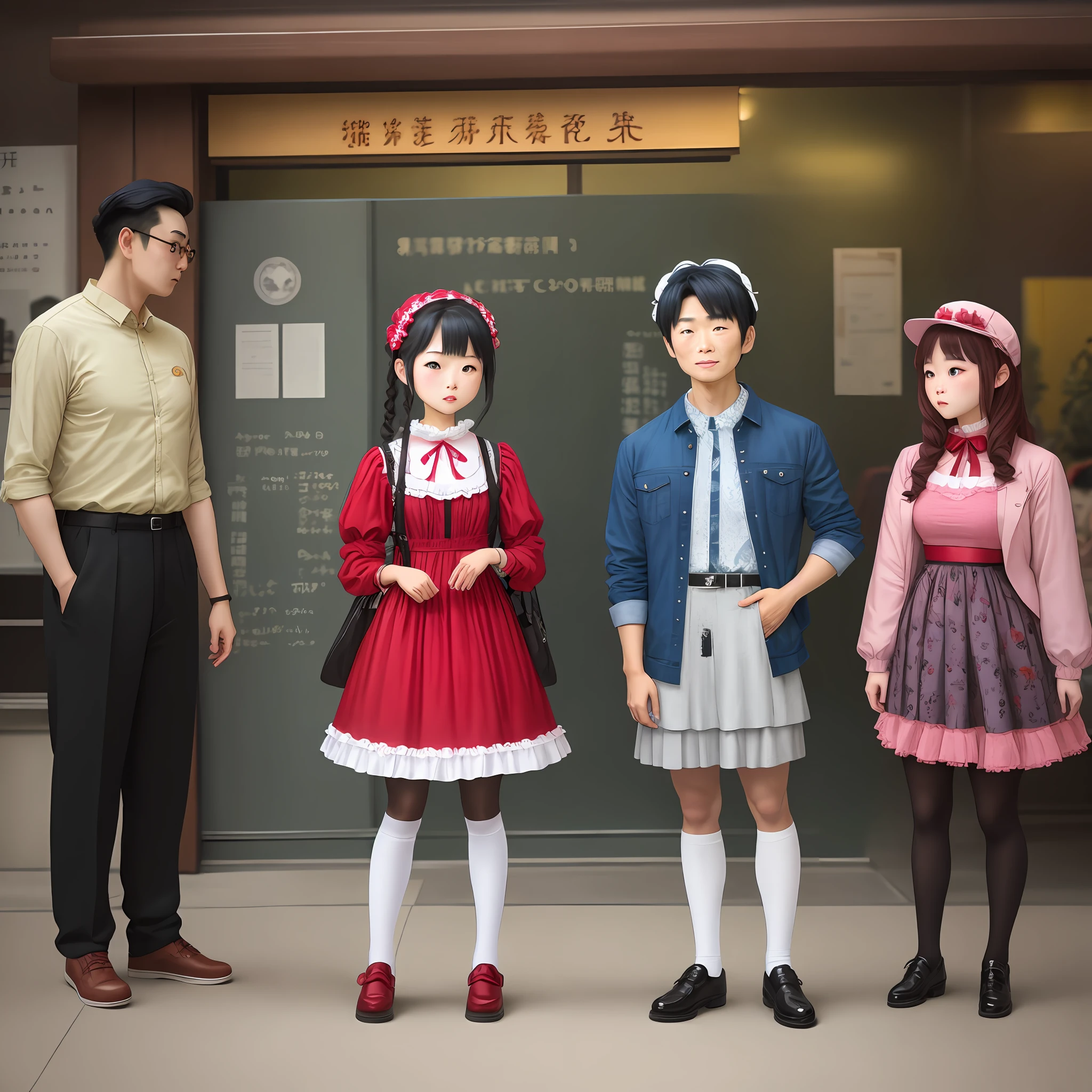Crayon Shin wears Lolita to Conan's world