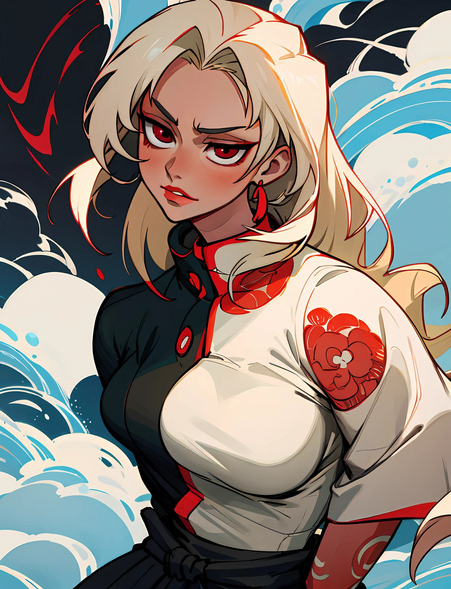 Tsunade，breastsout，blacksilk，seductiv