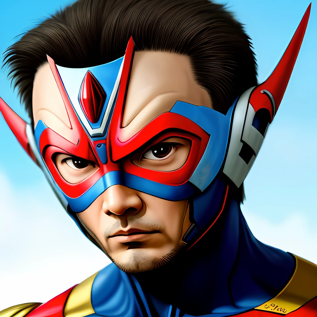 The big-headed son Ultraman