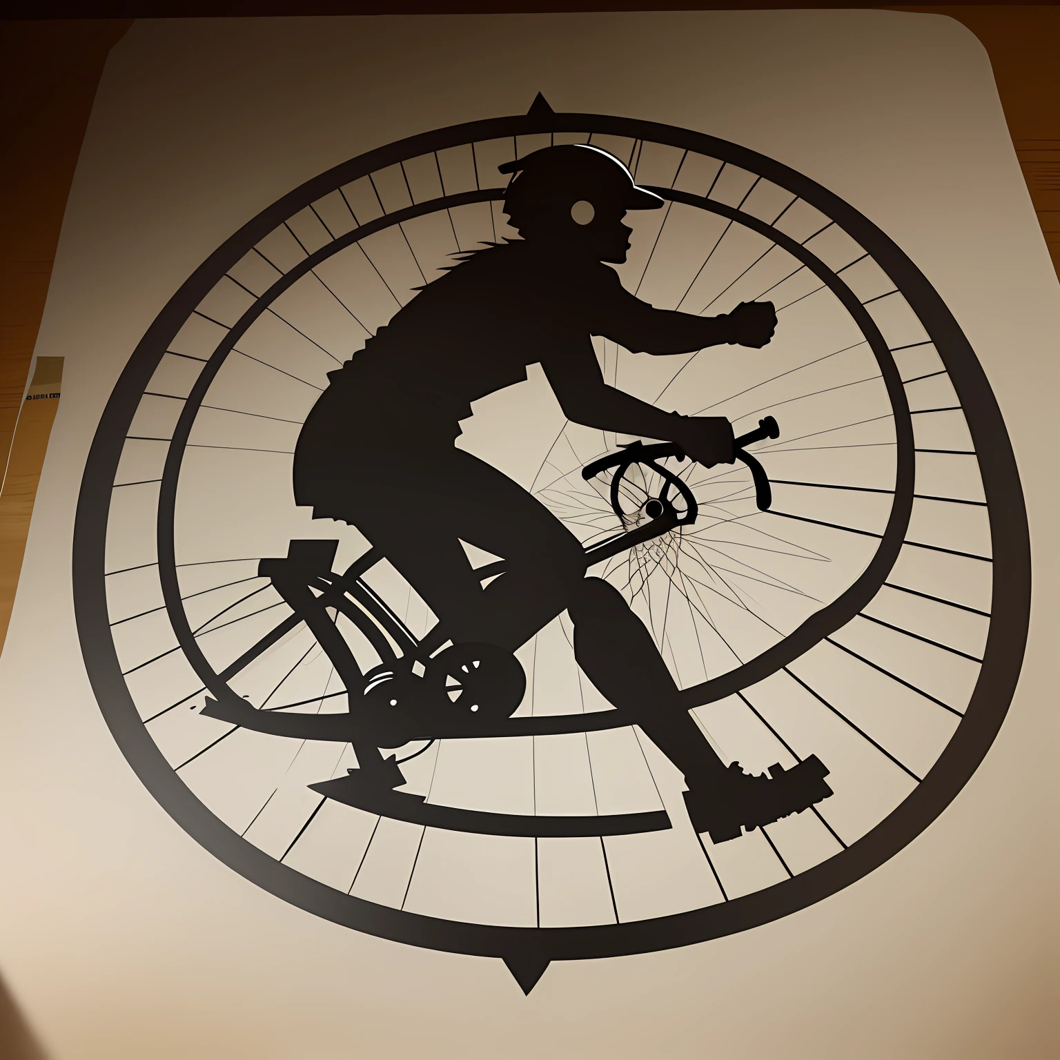 Tattoo design for bicycle elements