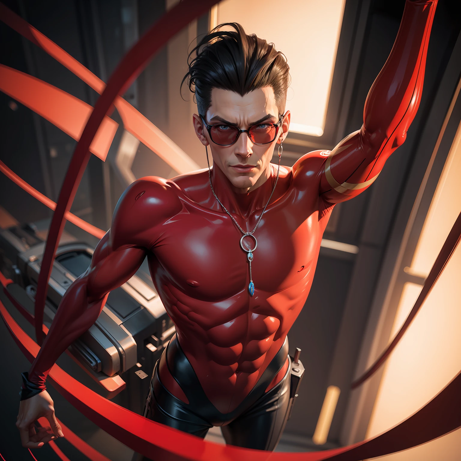 Plastic man. Concept art, 8k