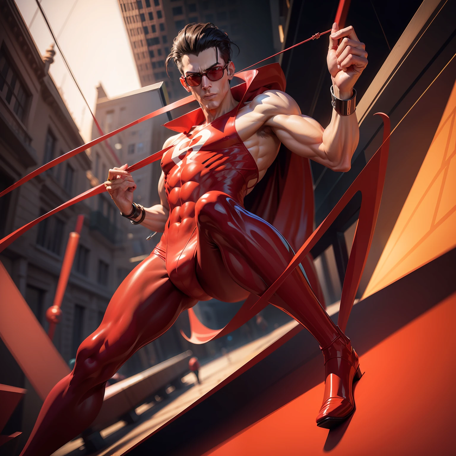 Plastic man. Concept art, 8k
