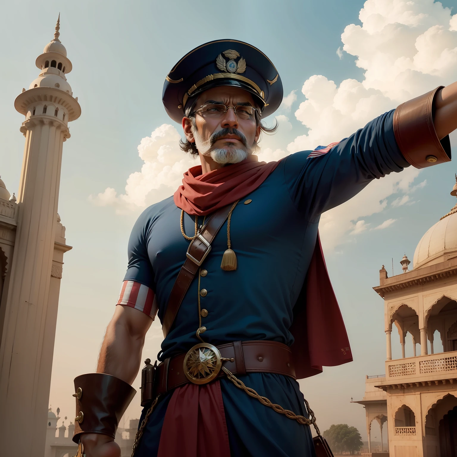 Captin America in India look