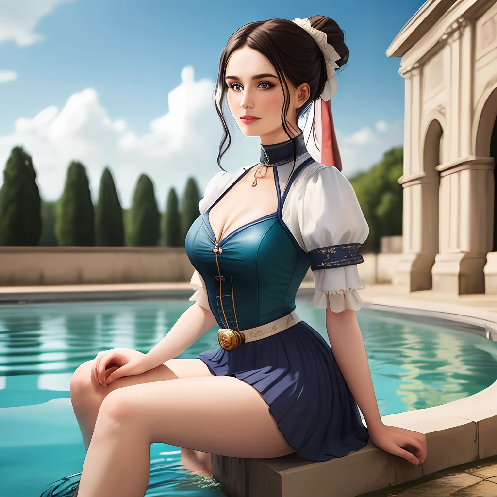 Roman pool woman