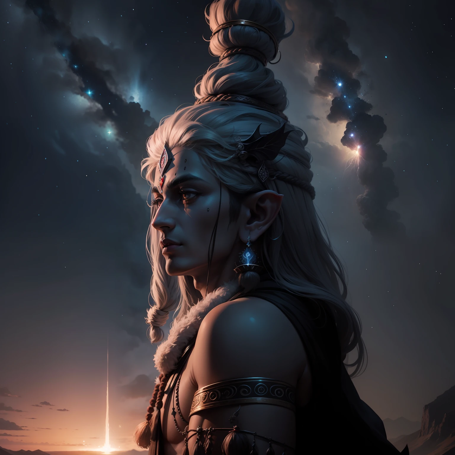 Mahadev with stars