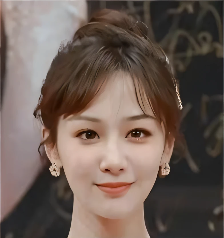 a close up of a woman with a tia on her head, ruan jia beautiful!, dilraba dilmurat, xintong chen, Yoshitomo Nara, Yun Ling, yanjun cheng, wenfei ye, xue han, jia, cute delicate face, mingchen shen