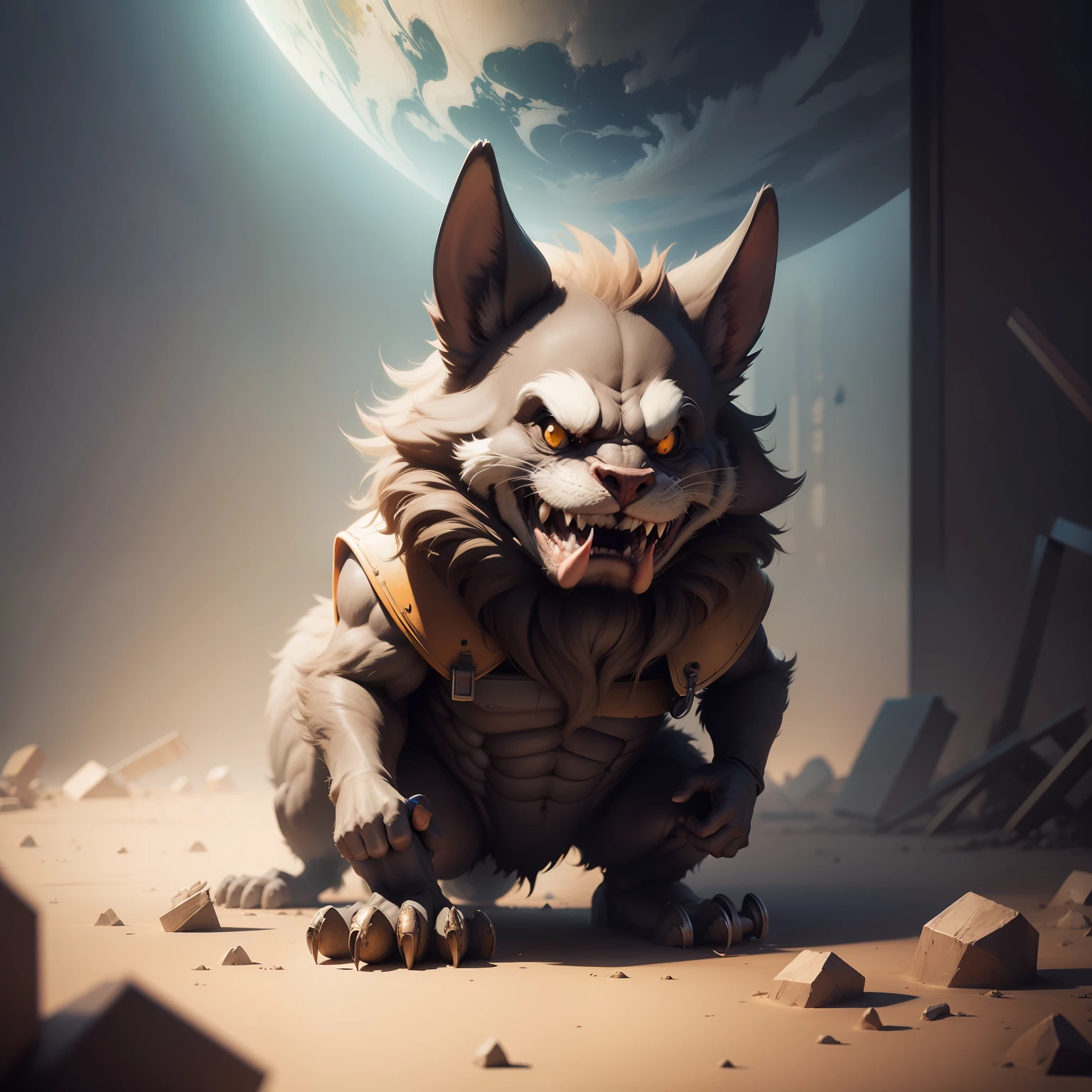 Chuckles, concept art, 4k