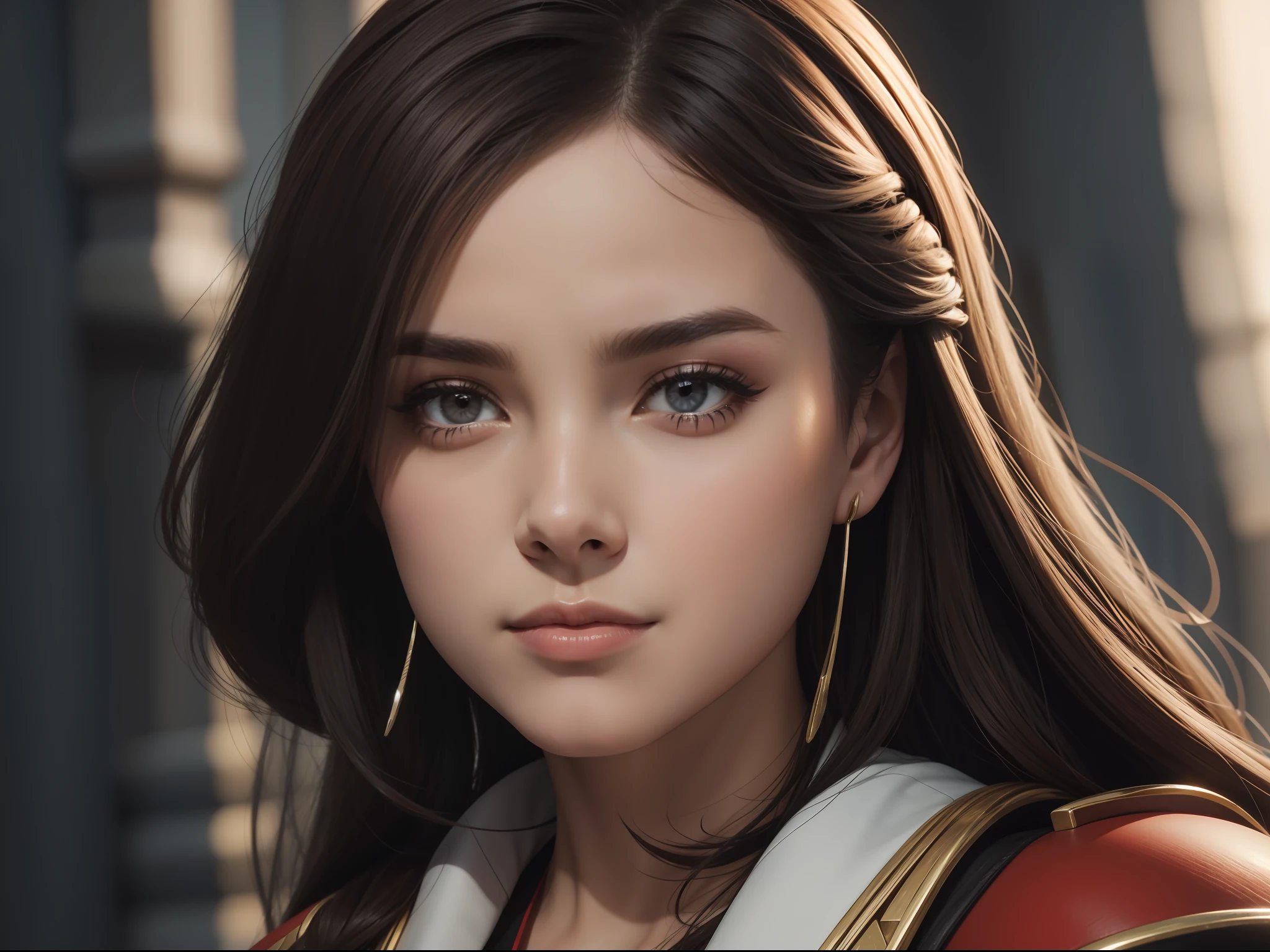 Jessica Alto face closeup, 4k photo