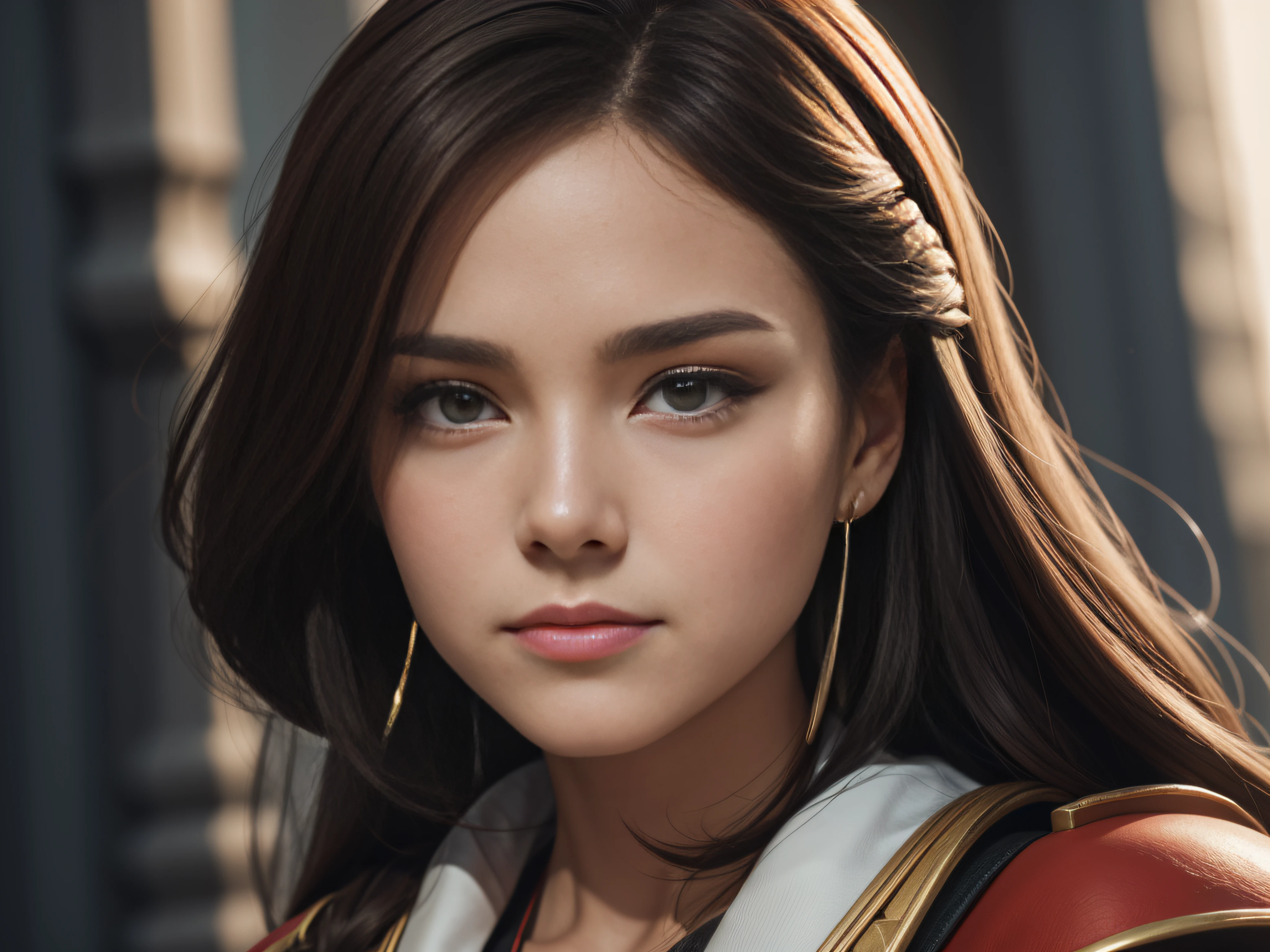 Jessica Alto face closeup, 4k photo