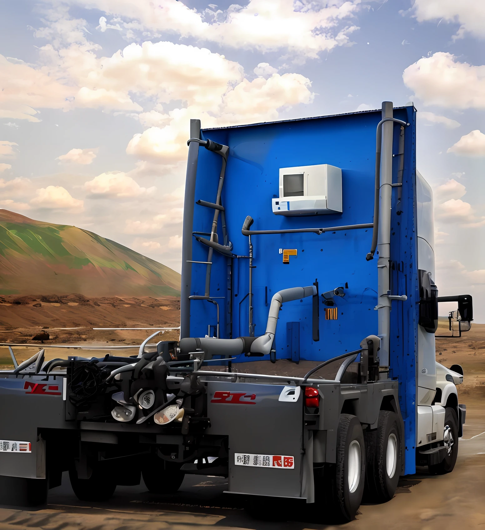 Air conditioning outside the car,Truck air conditioning exterior unit,24V parking air conditioning