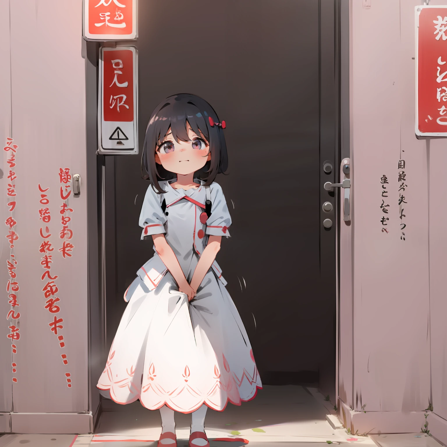 in dress, small curvaceous loli
