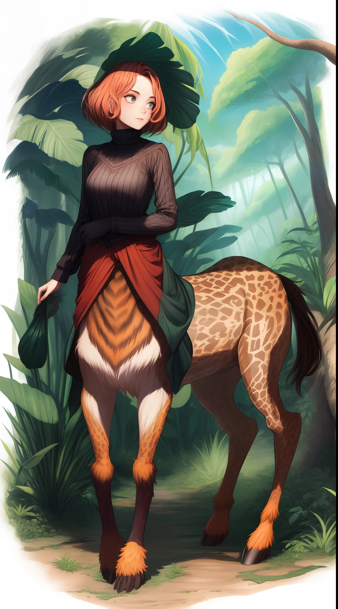 Centaur female on the jungle