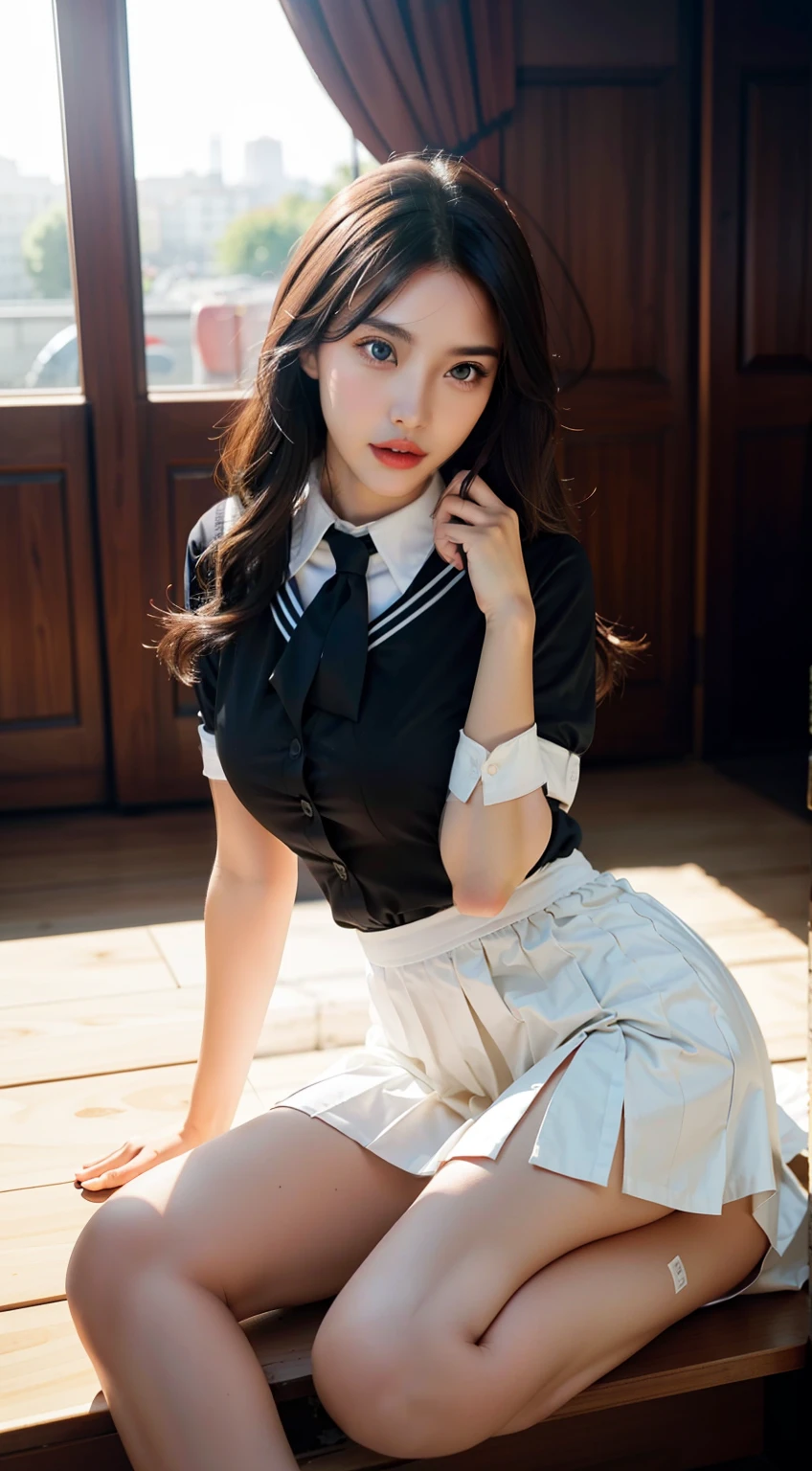 Perfect face, Beautiful face, Beautiful eyes, ((Perfect female body)),(Blush:0.5),Seductive expression,Extremely detailed