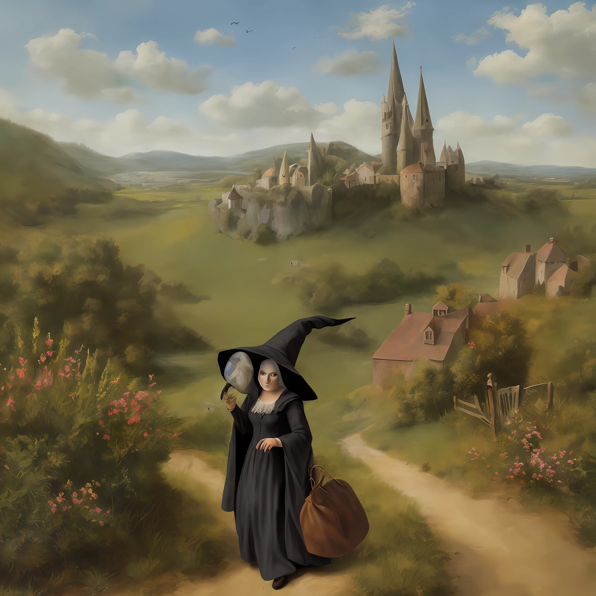 The witch travels to Irena