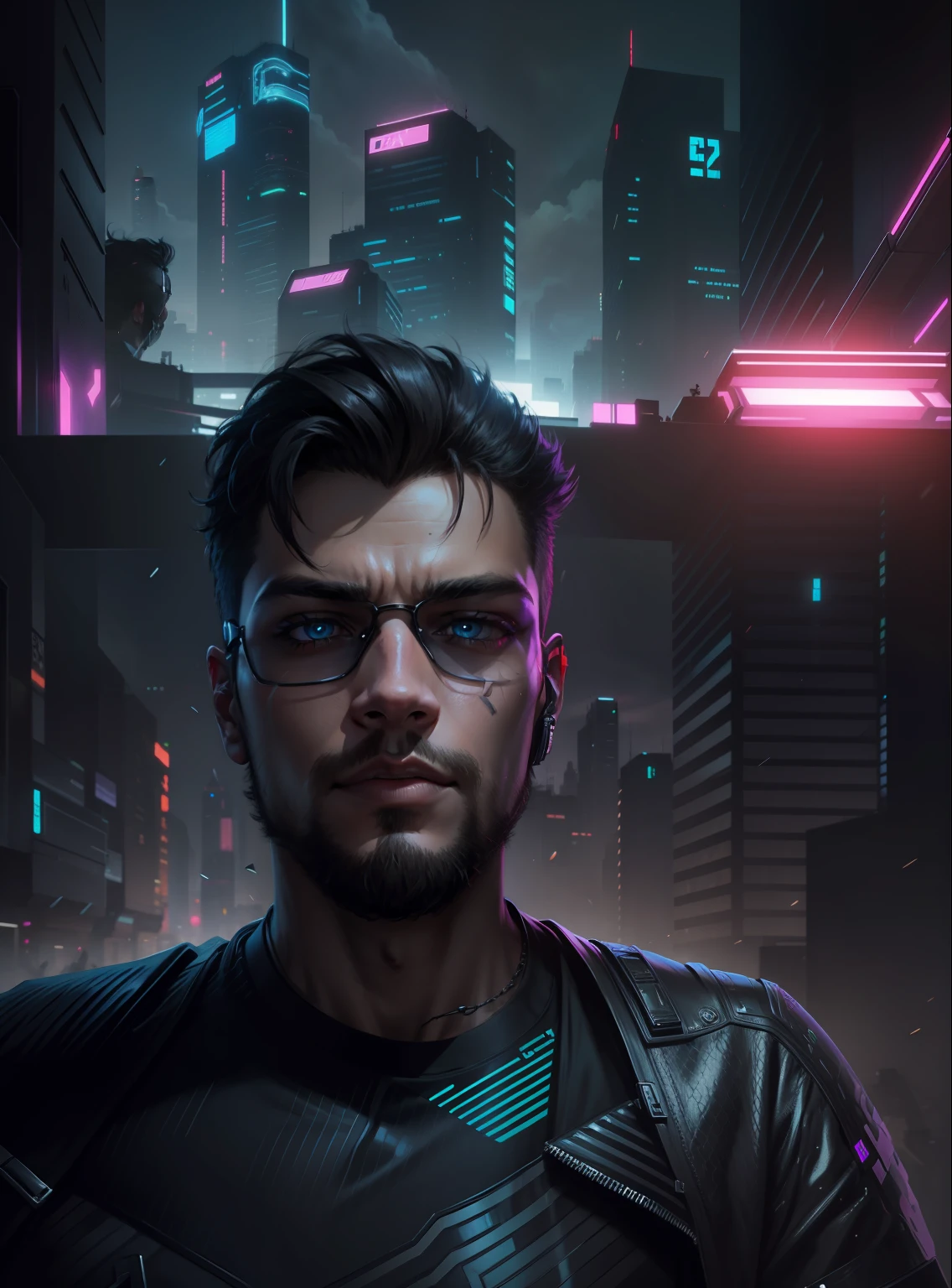 Change backround cyberpunk handsome boy , 8k , relastic