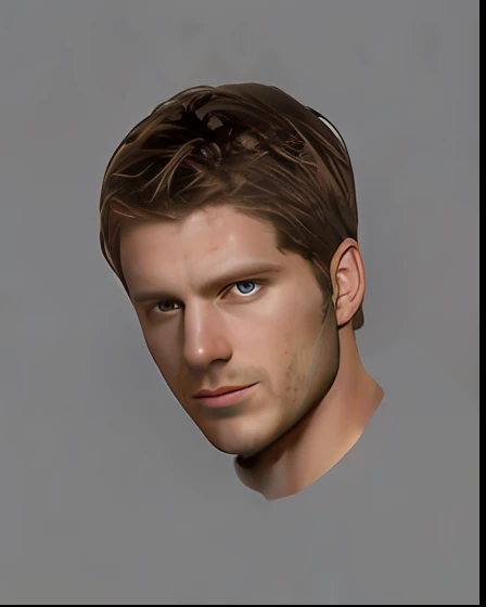 White Europeans and Americans,head portrait, realistic character concept, photorealestic,3D realism
