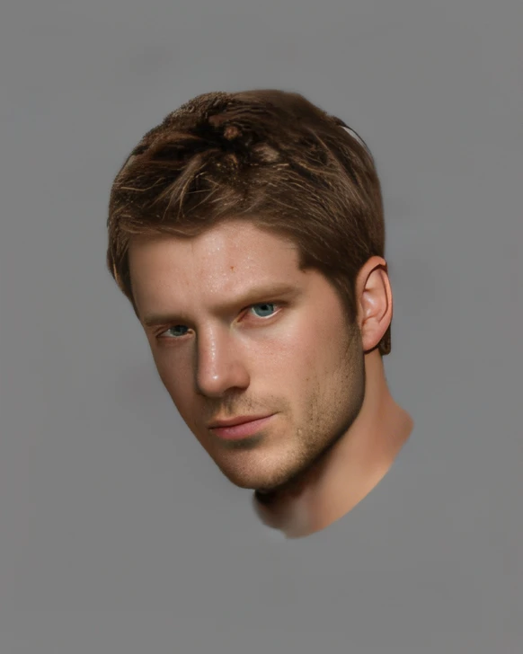 White Europeans and Americans,head portrait, realistic character concept, photorealestic,3D realism