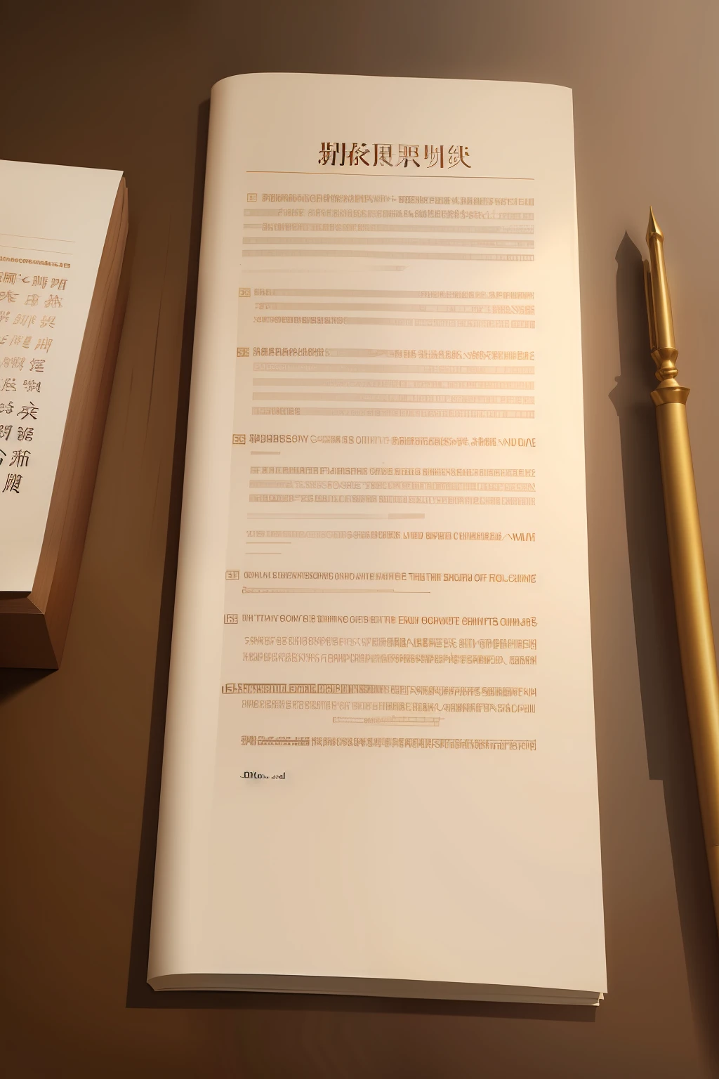 A piece of paper full of scriptures,China-style