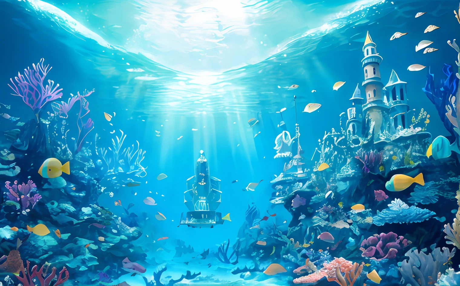 Mermaid amusement park