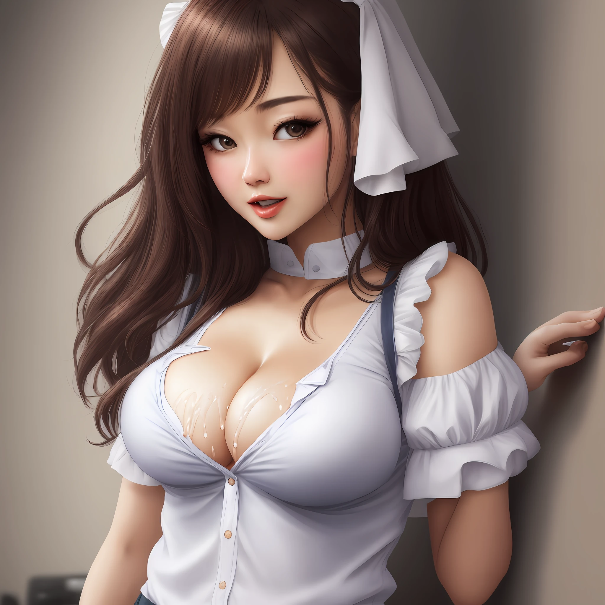 cum on breast