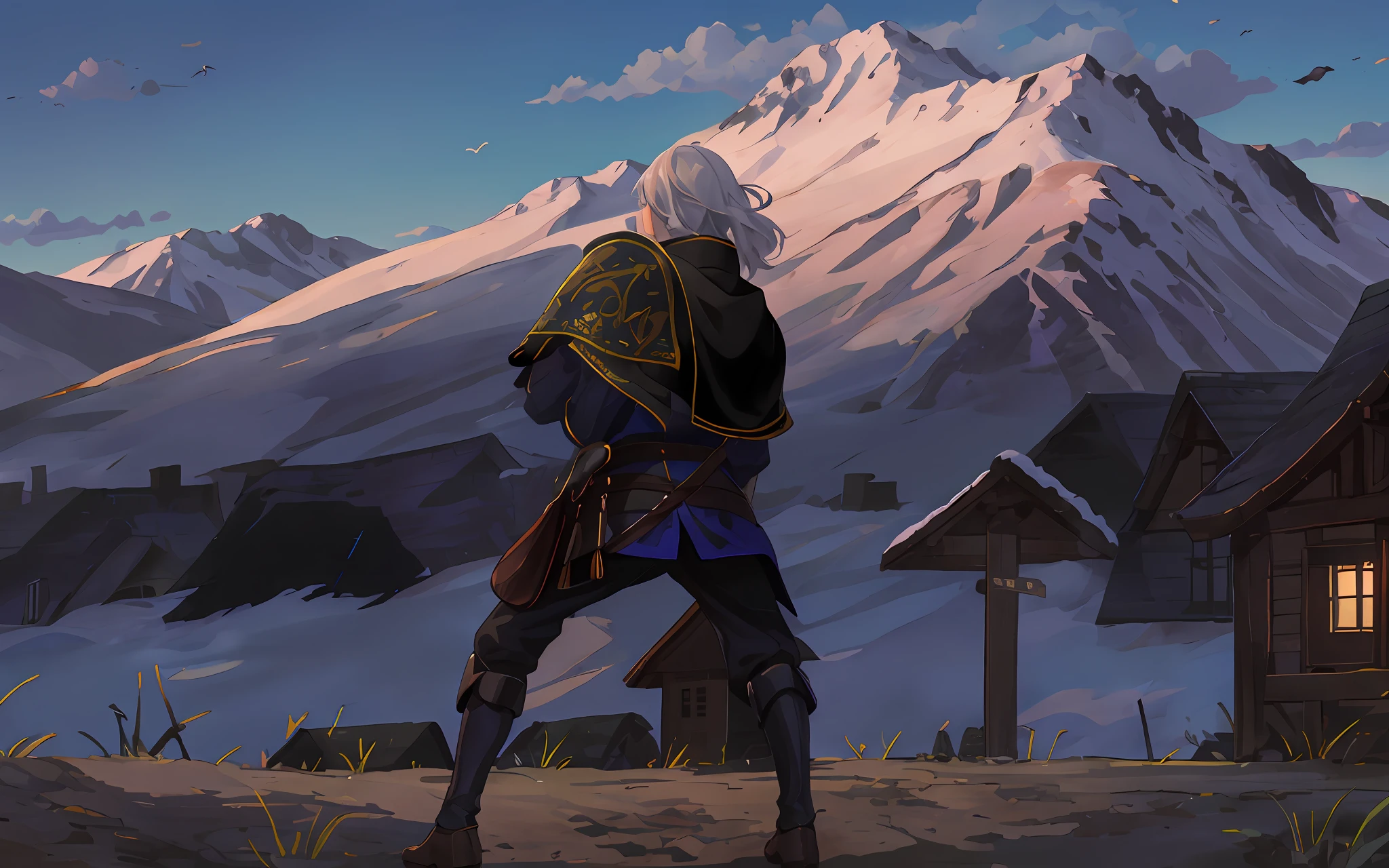 All over the world, Black silk, Lancelot, The sky is towering, and the middle road of snowy mountains is speeding up thousands of mountains and birds flying,Ten thousand paths of people are in the human realm,And there is no car noise