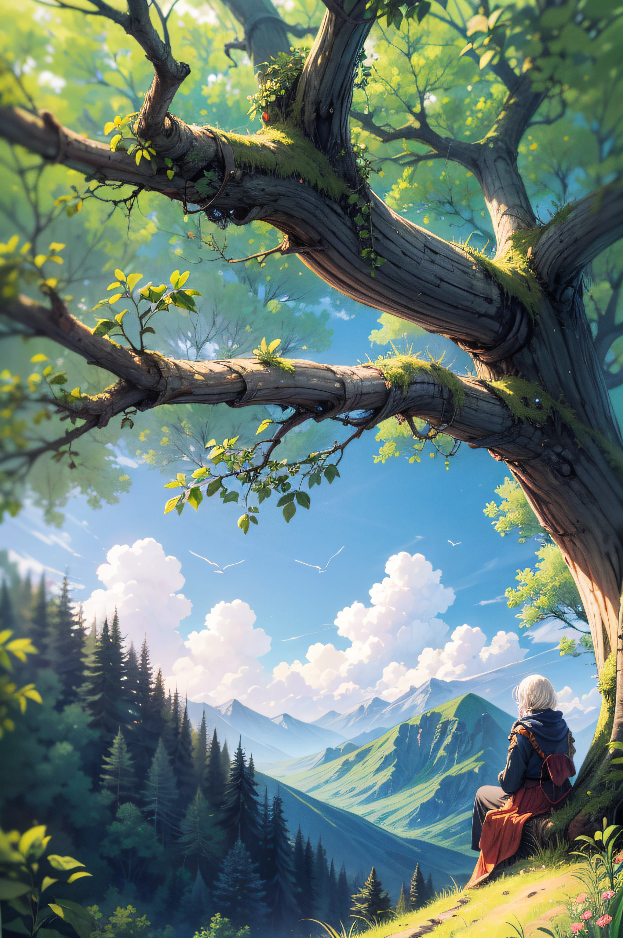 O'er all the hilltops
Is quiet now,
In all the treetops
Hearest thou
Hardly a breath;
The birds are asleep in the trees:
Wait, soon like these
Thou too shalt rest.
Wanderer's Nightsong II
Johann Wolfgang von Goethe