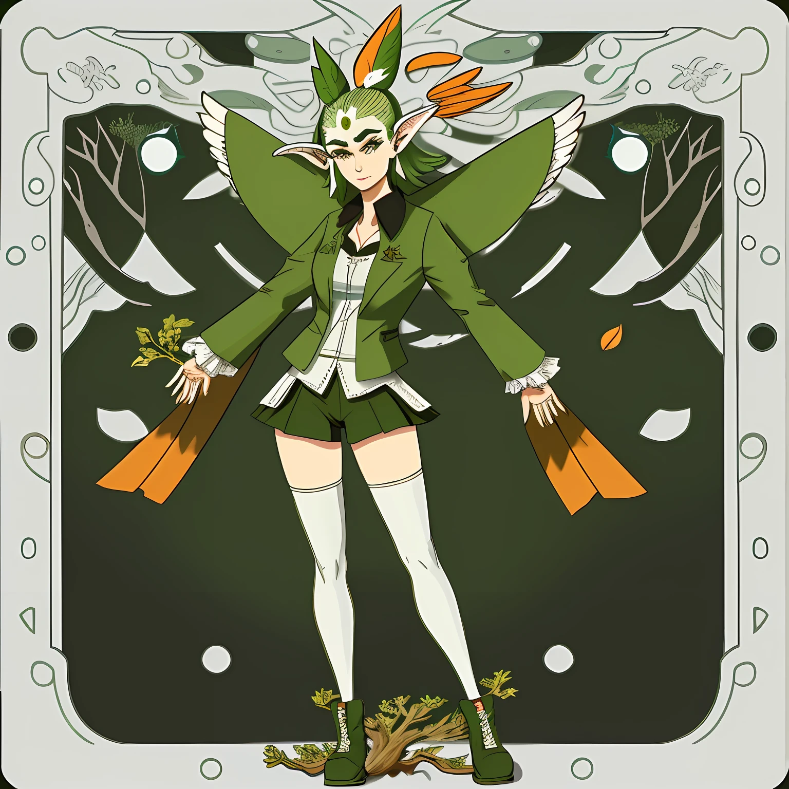 Hooters,The tree,looking at you,standing at,Ready to fly,large ear,Funny eyebrows,Slanted eyes,