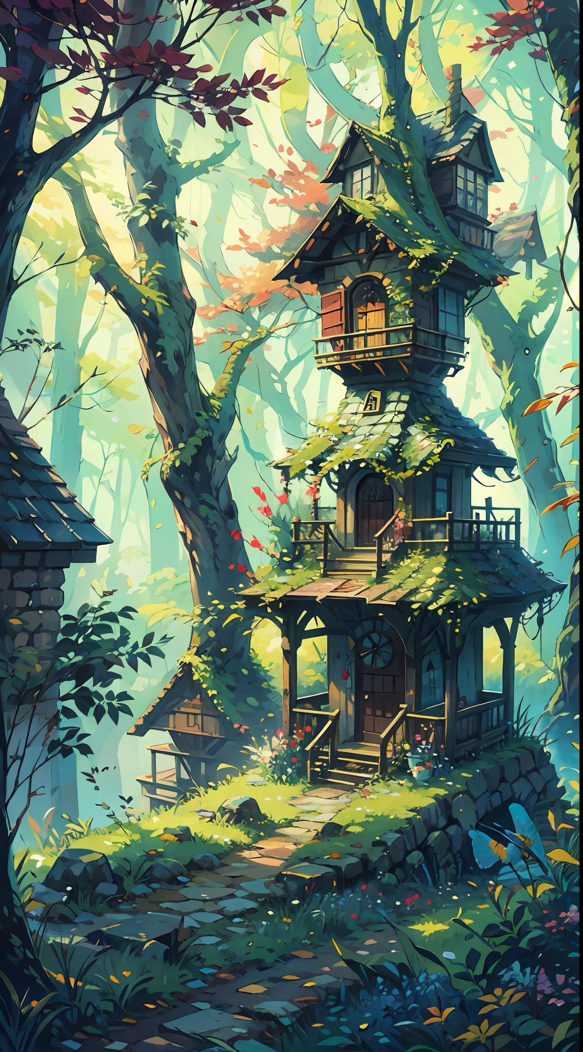 O'er all the hilltops
Is quiet now,
In all the treetops
Hearest thou
Hardly a breath;
The birds are asleep in the trees:
Wait, soon like these
Thou too shalt rest.