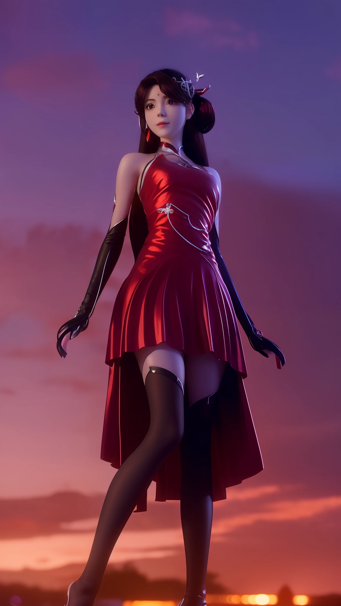 anime - style image of a woman in a short skirt and shirt, seductive anime girls, Smooth anime CG art, Surrealism female students, Surrealism female students, thighhighs and skirt, photorealistic anime girl rendering, beautiful and seductive anime woman, Realistic schoolgirl, Realistic anime 3 D style, 3 d anime realistic, Beautiful Anime High School Girls