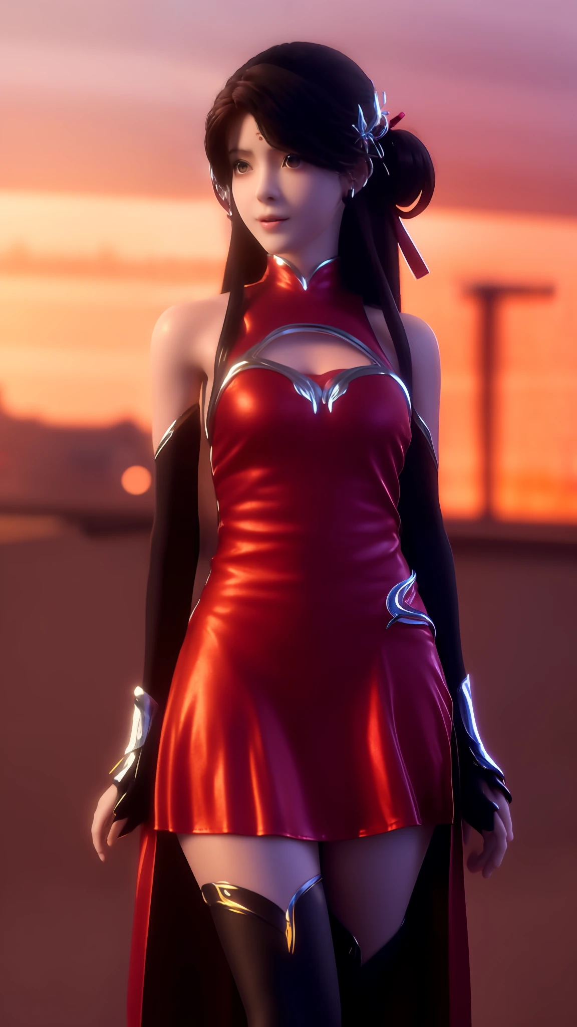 anime - style image of a woman in a short skirt and shirt, seductive anime girls, Smooth anime CG art, Surrealism female students, Surrealism female students, thighhighs and skirt, photorealistic anime girl rendering, beautiful and seductive anime woman, Realistic schoolgirl, Realistic anime 3 D style, 3 d anime realistic, Beautiful Anime High School Girls