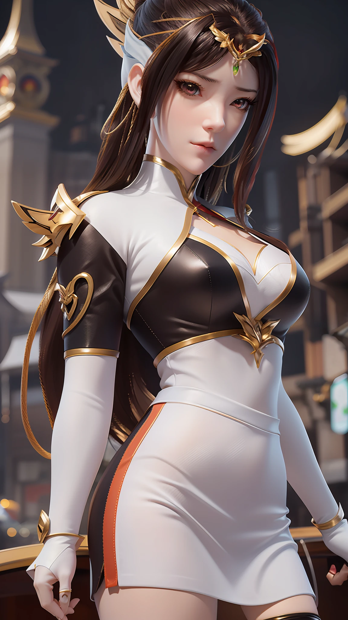 Close-up of a woman in a short skirt standing on a boat, Extremely detailed Artgerm, Range Murata and Artgerm, Style Artgerm, art-style, trending artgerm, beautiful and seductive anime woman, IG model | Art germ, Artistic germ style, 《overwatch》Anna, like artgerm