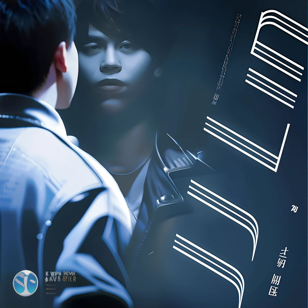In the mirror there is a man looking at himself,David Tao, album covers,