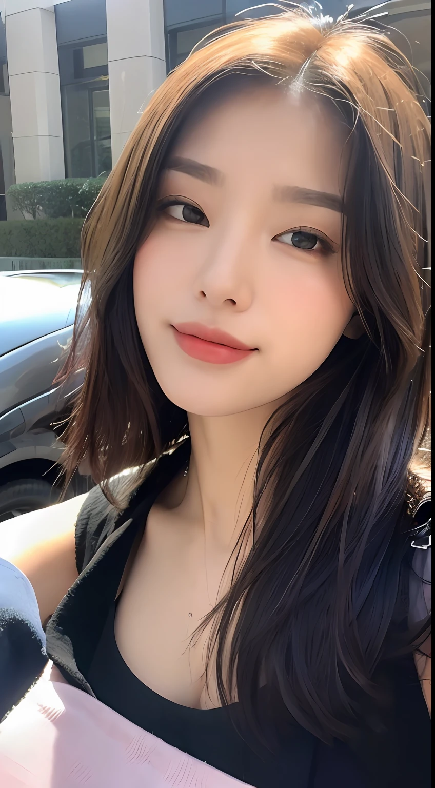 ((best qualtiy, 8K, tmasterpiece:1.3)), Focus:1.2, perfect figure beautiful woman:1.4,, ((Cut hair in layers, Beautiful breasts:1.2)),(rain, street:1.3)，Highly detailed facial and skin texture, A detailed eye, 二重まぶた，Whiten skin，long whitr hair,(Keep one's mouth shut:1.3)，ssmile，on a sofa