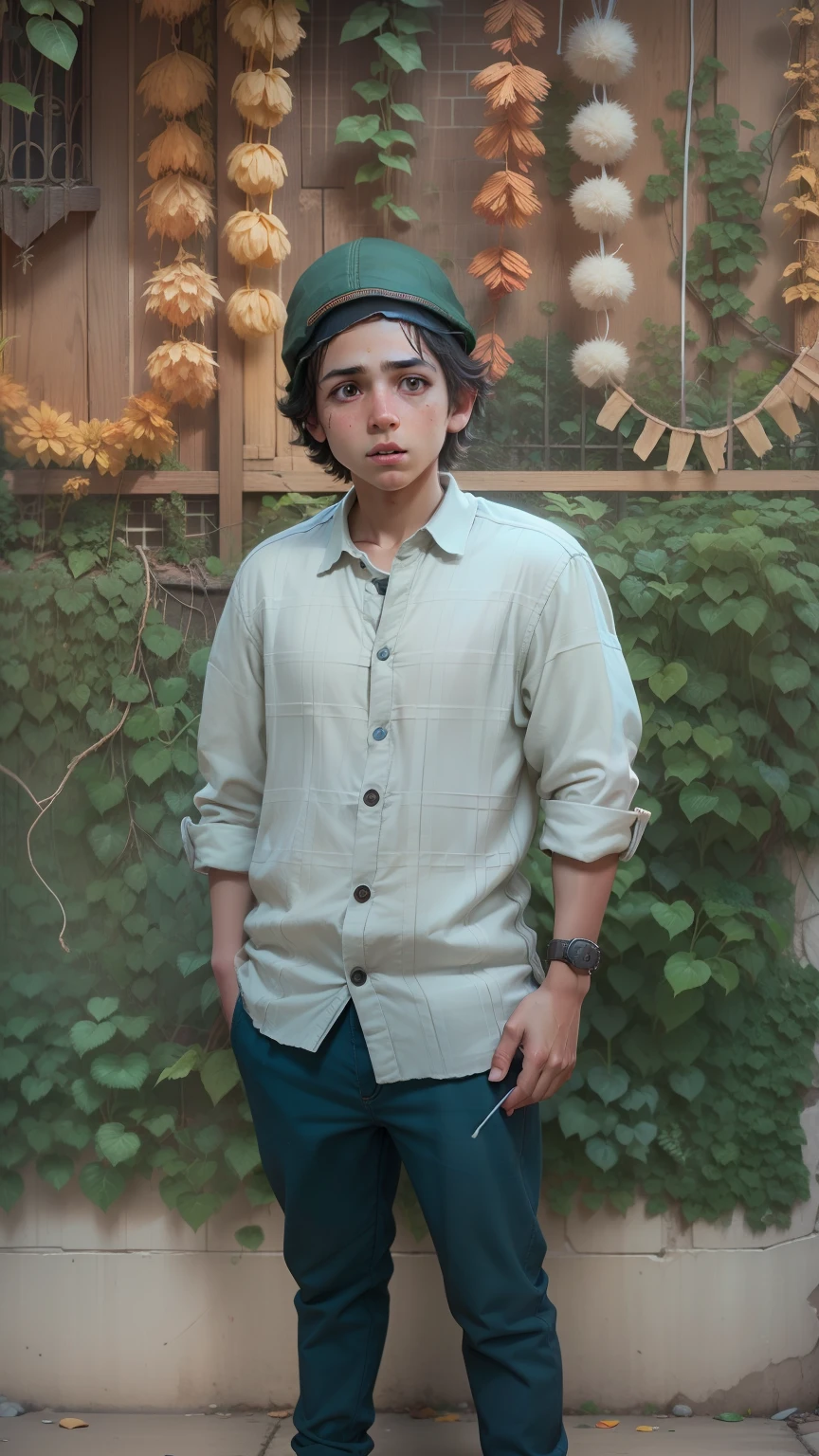 el chavo,1 boy, young boy, photography,soft lighting, soft details, octane, artstation trending, ultra high detail, ultra realistic, cinematic,16k