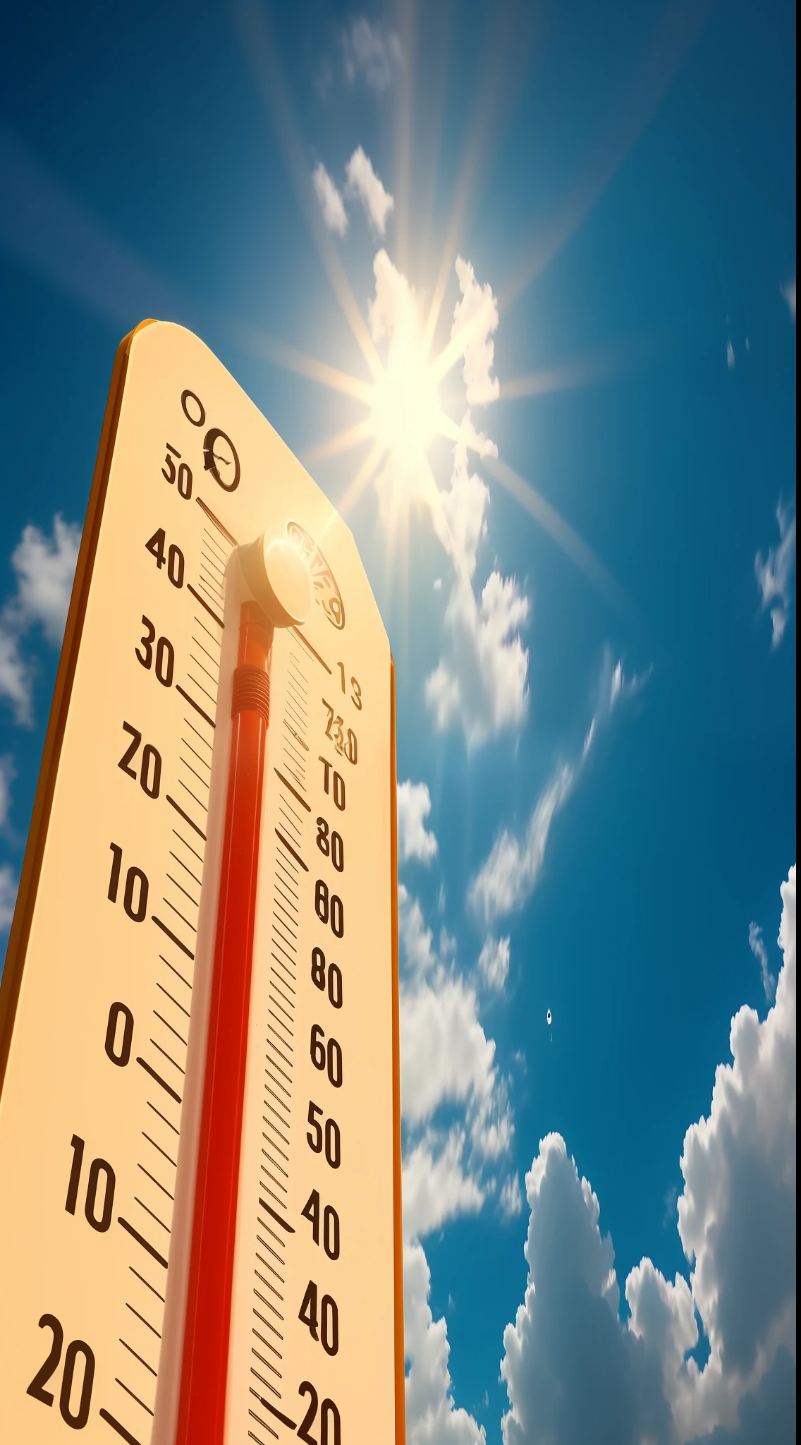 a close up of a thermometer with the sun in the background, hot weather, sweltering heat, scorching weather, hot temperature, hot with shining sun, sweltering, very sunny weather, hot day, hot summer day, hot and humid, hot and sunny, hot summer sun, hot summertime, scorching heat, in sunny weather, heat waves