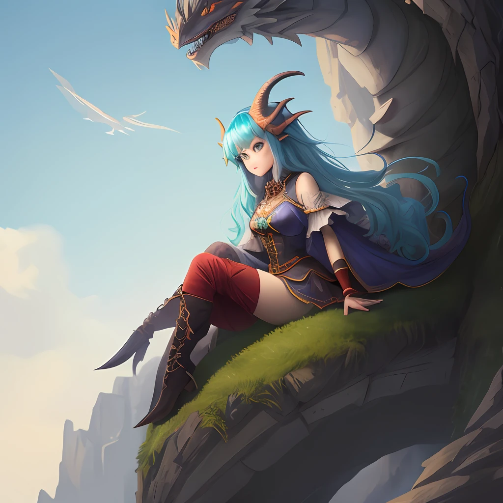 Two-dimensional dragon girl