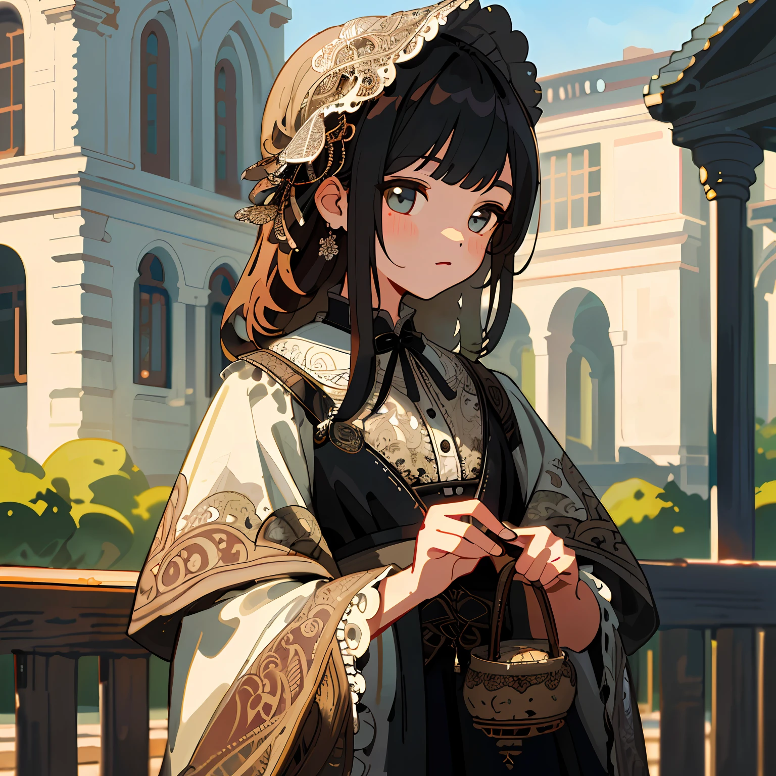 1((Masterpiece,Best quality,Highest quality,illustration,Intricate details)),1girll, Outdoor,