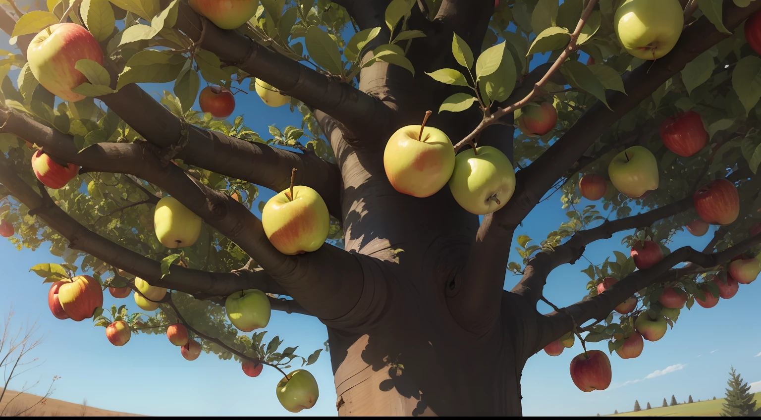 An apple tree